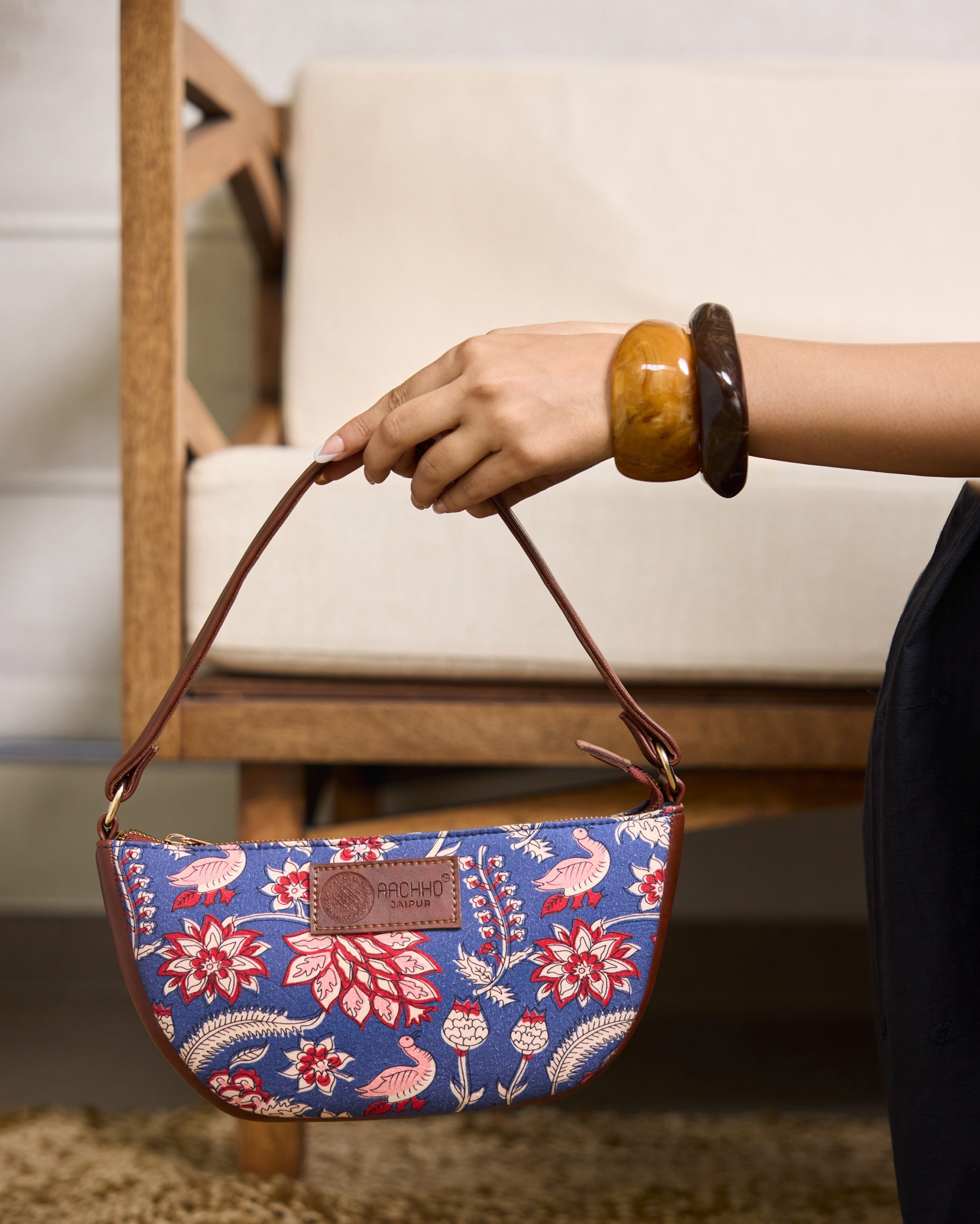 Bloomveil Blue Fanny Bag