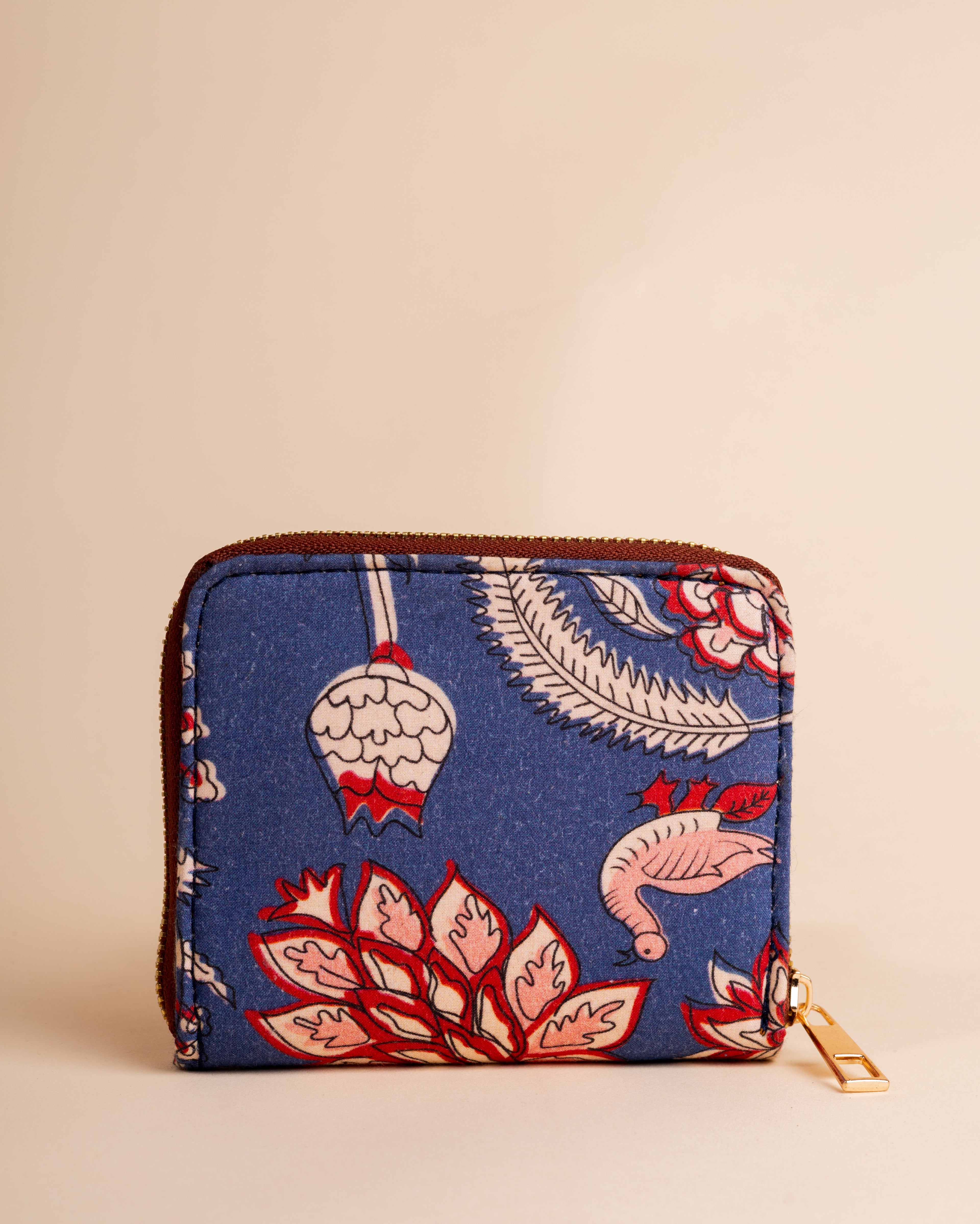 Blossom Blue Coin Pouch