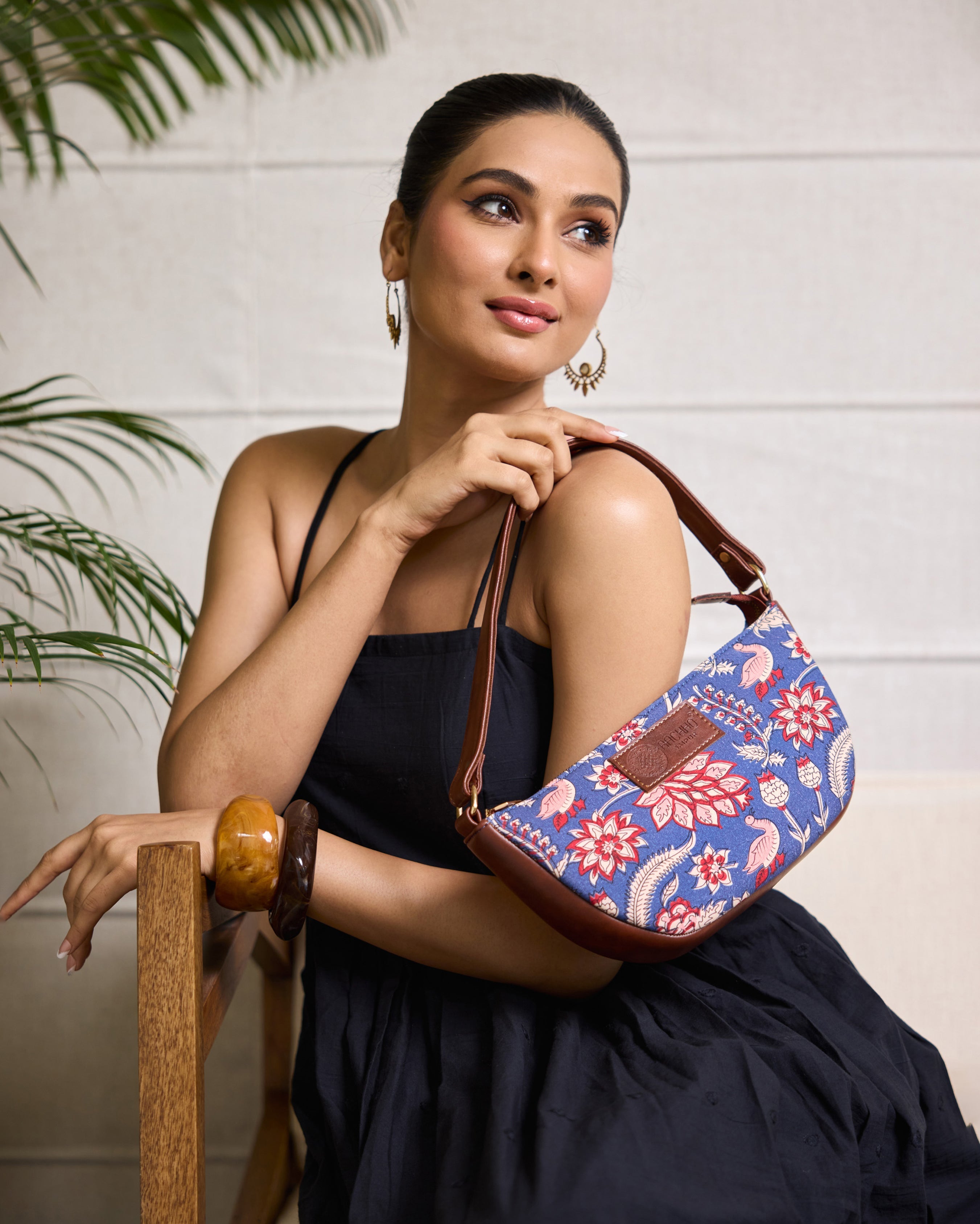 Bloomveil Blue Fanny Bag