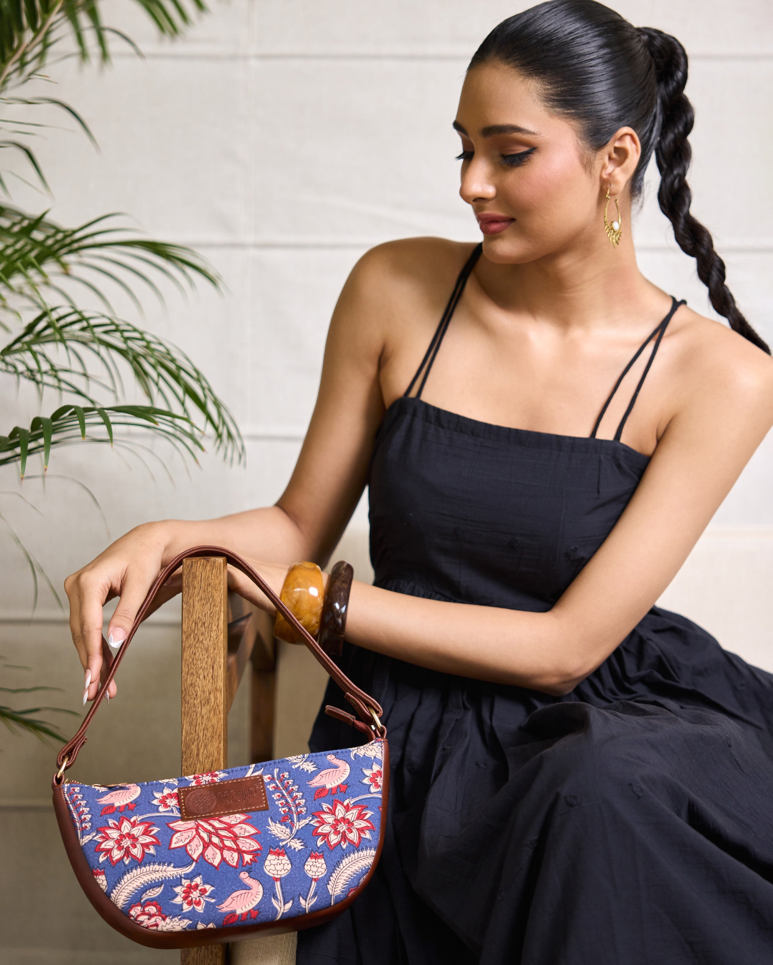 Bloomveil Blue Fanny Bag