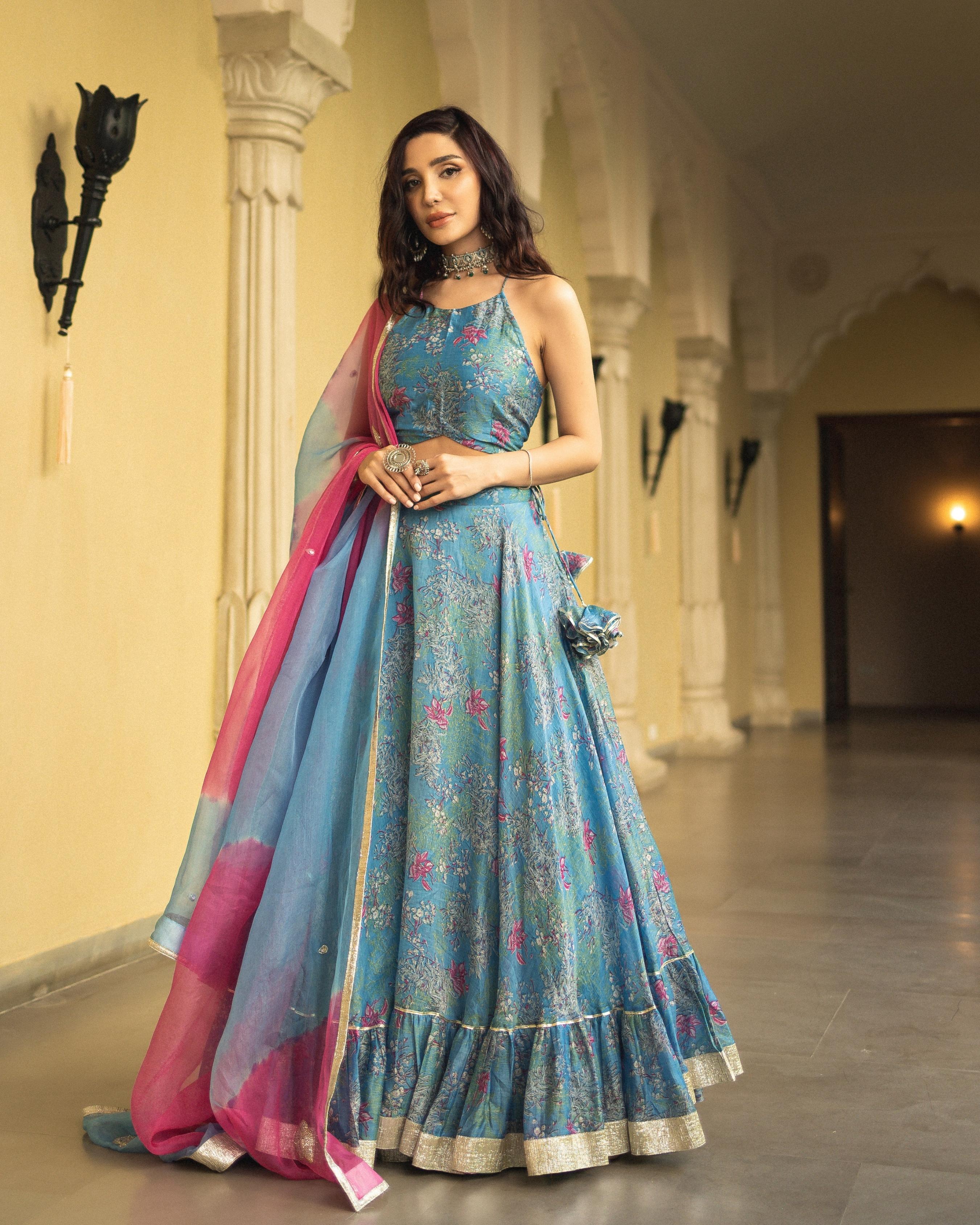 Inara Chanderi Lehenga Set