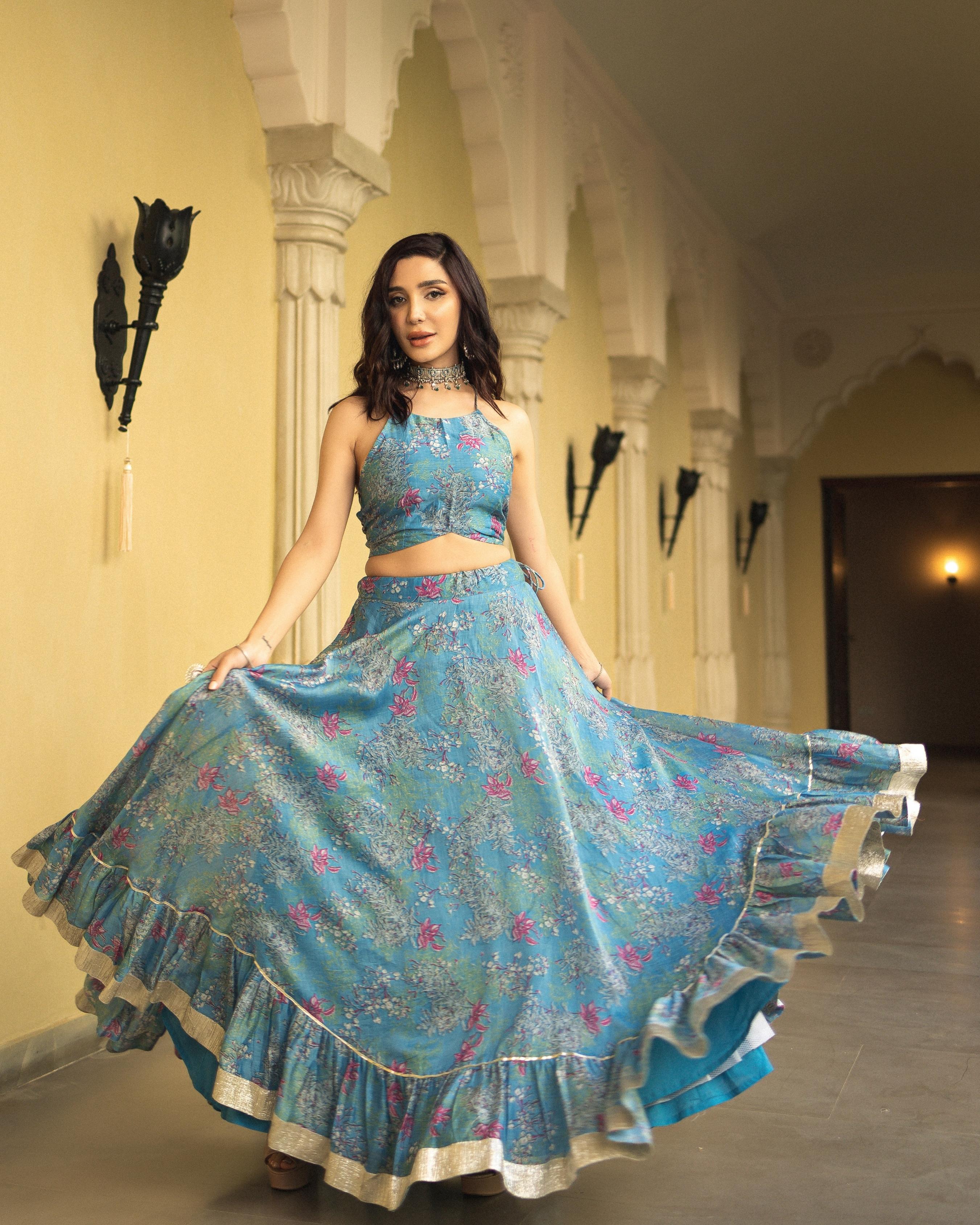 Inara Chanderi Lehenga Set