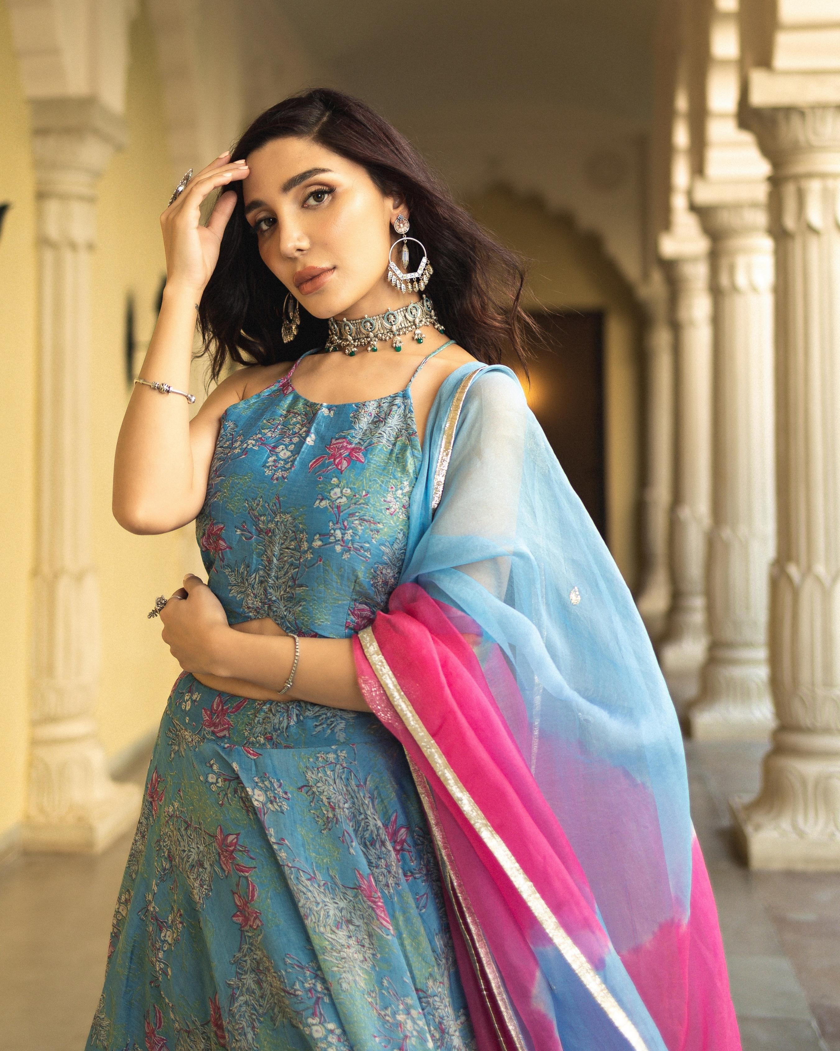 Inara Chanderi Lehenga Set