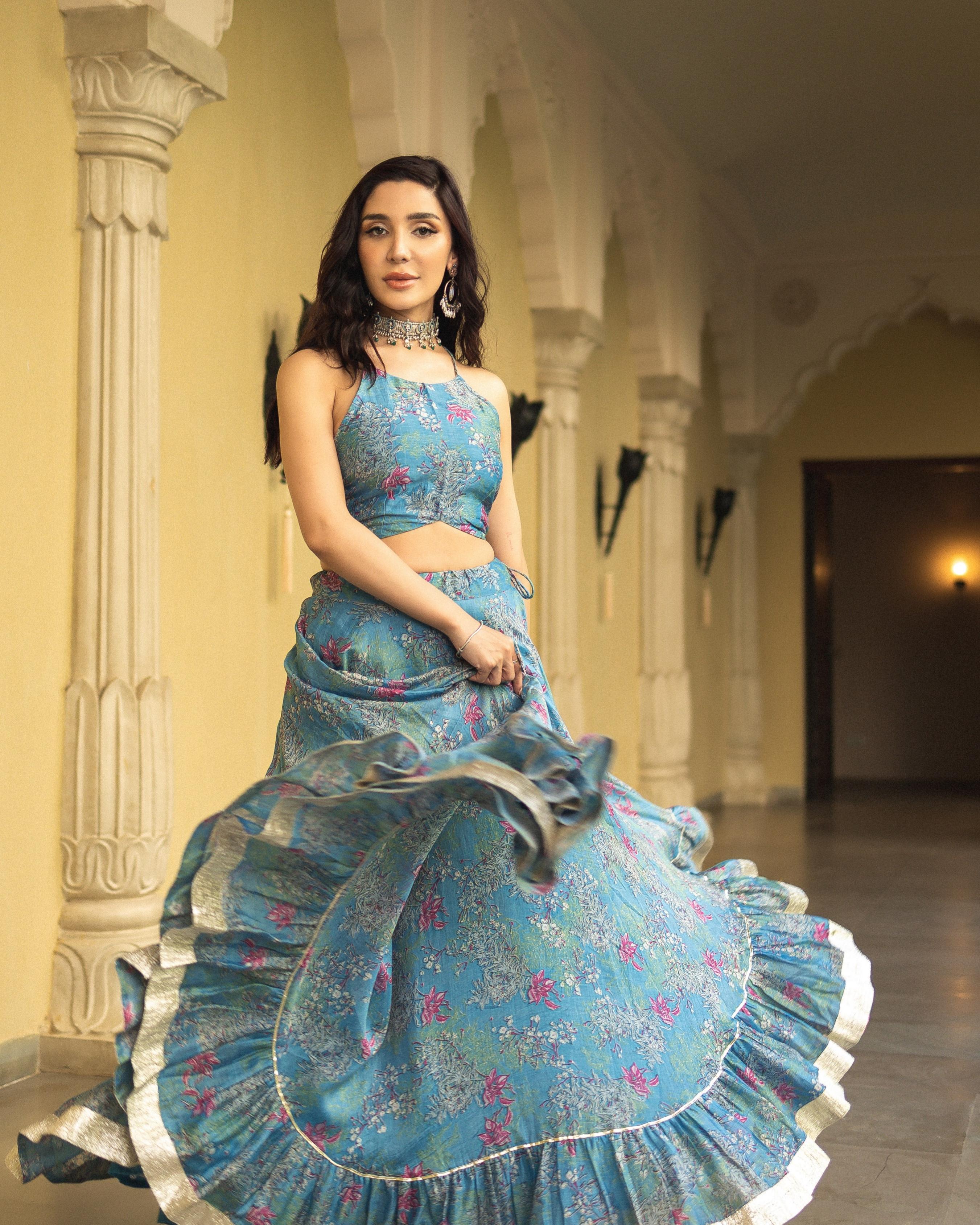 Inara Chanderi Lehenga Set