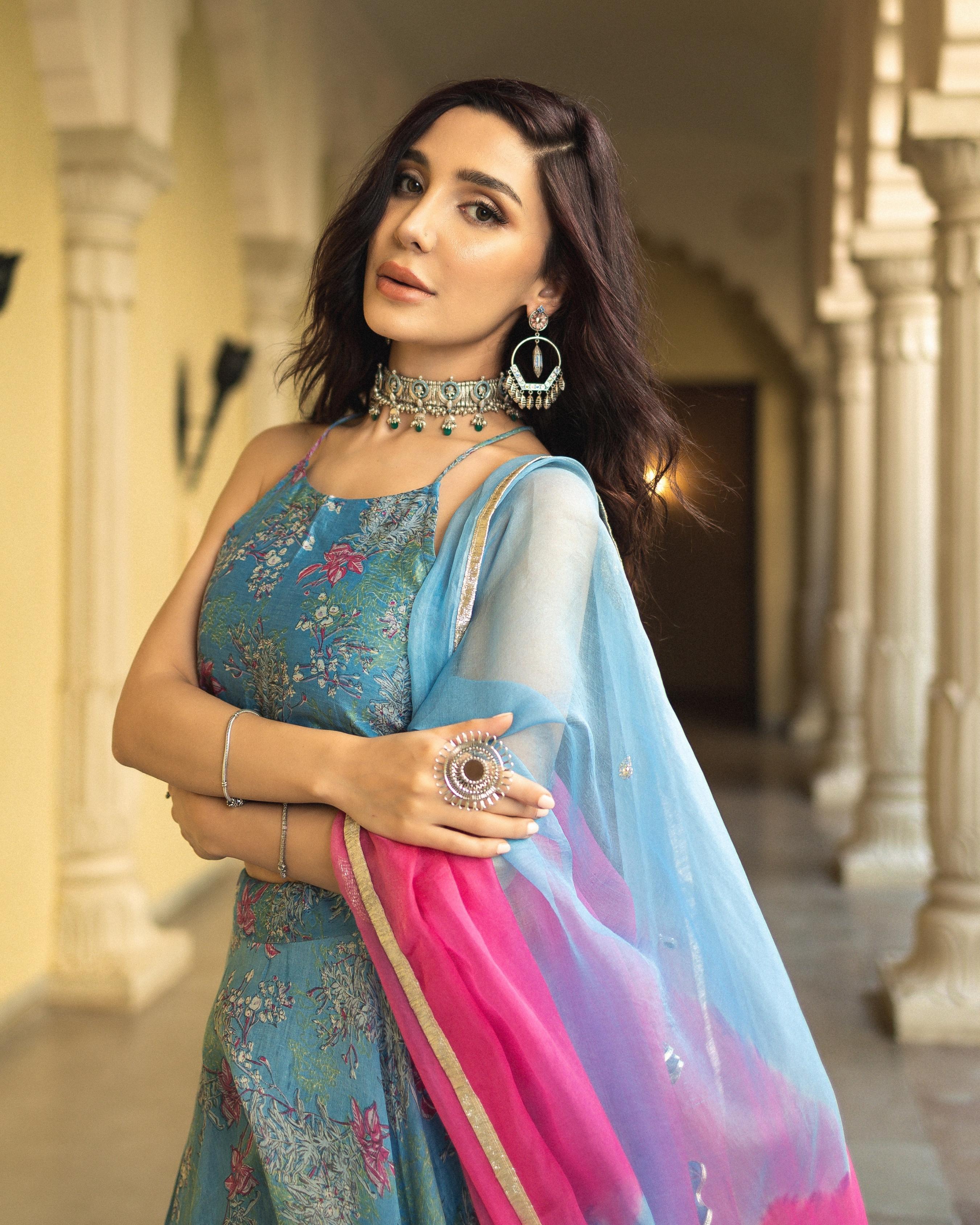Inara Chanderi Lehenga Set