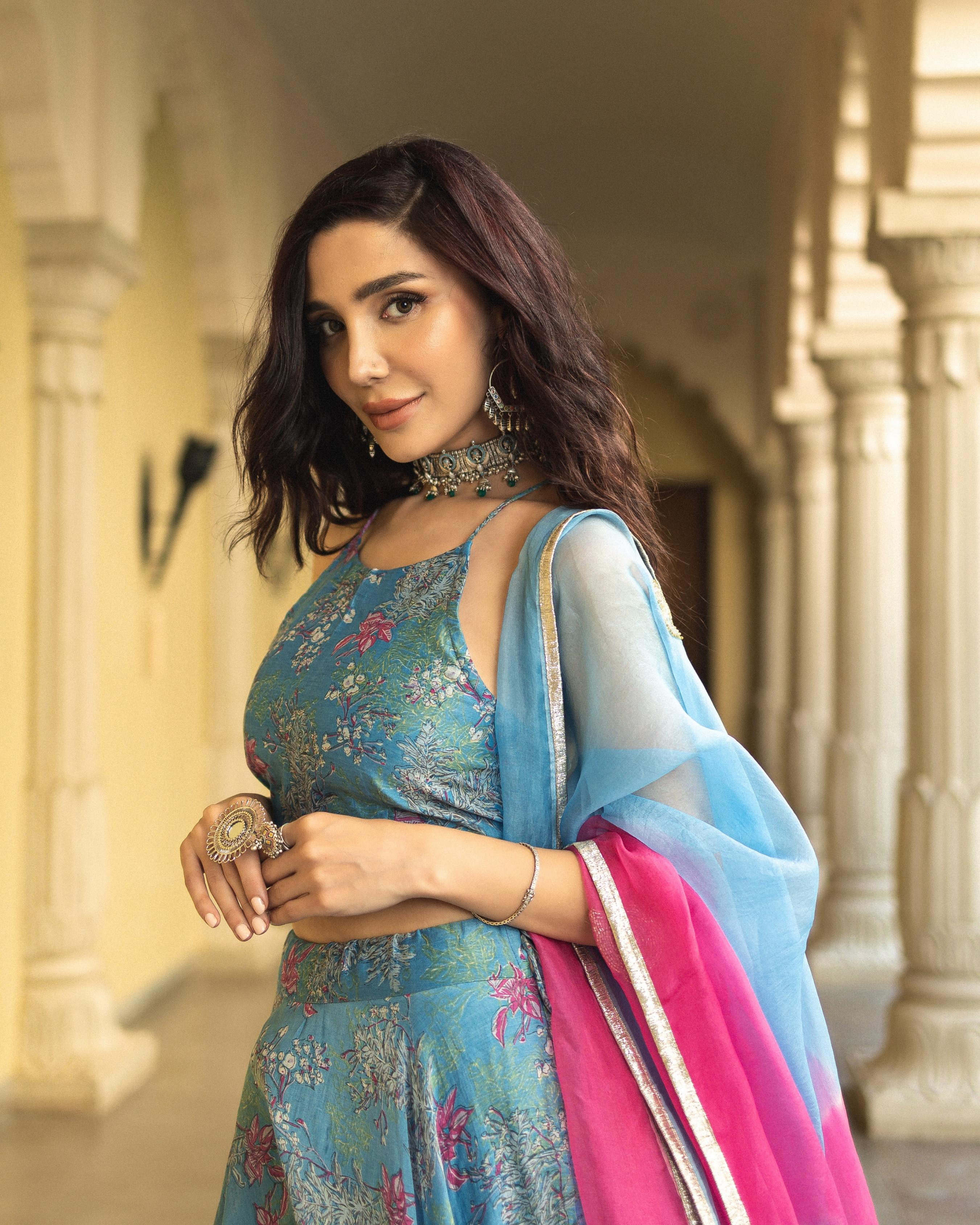 Inara Chanderi Lehenga Set