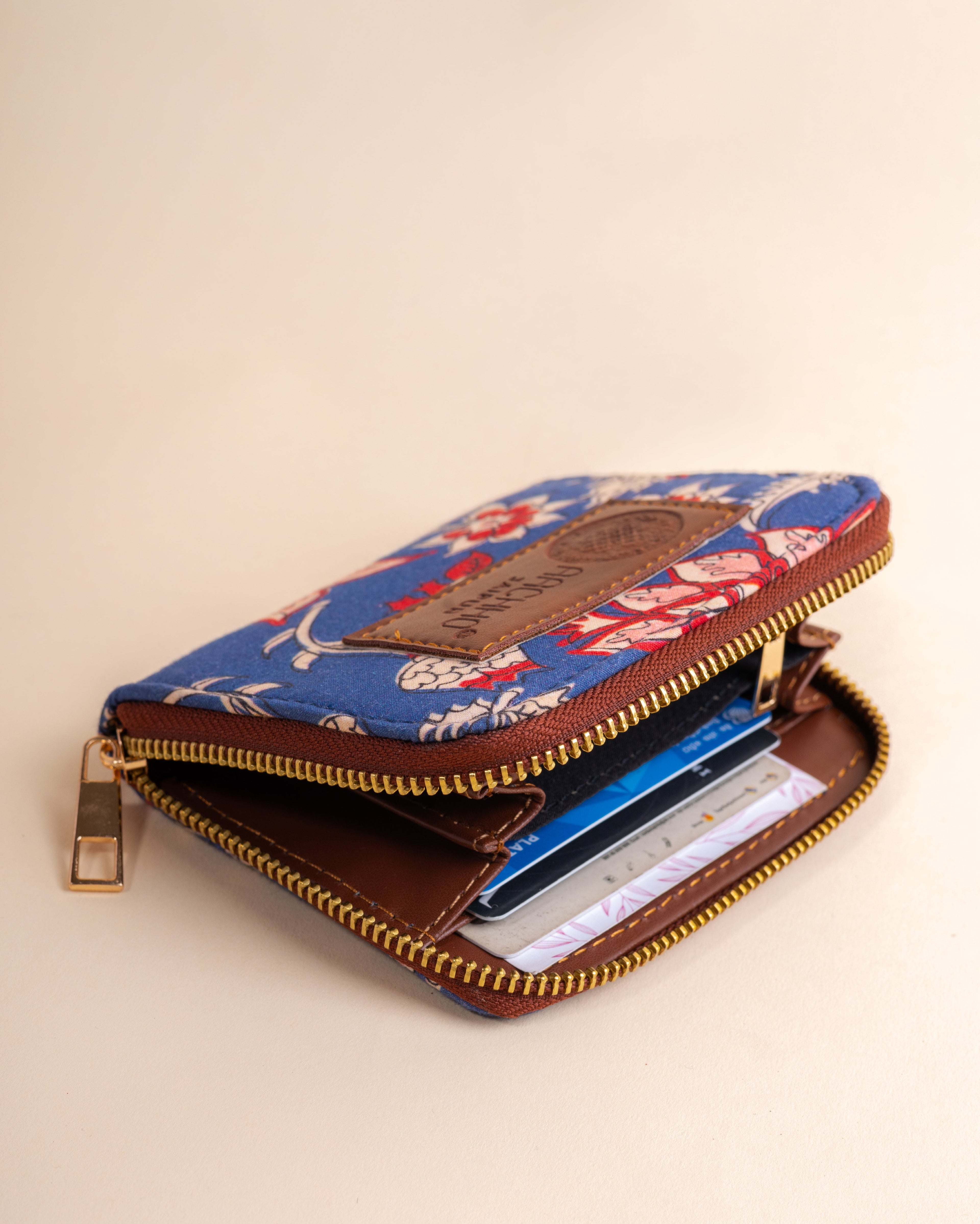 Blossom Blue Coin Pouch