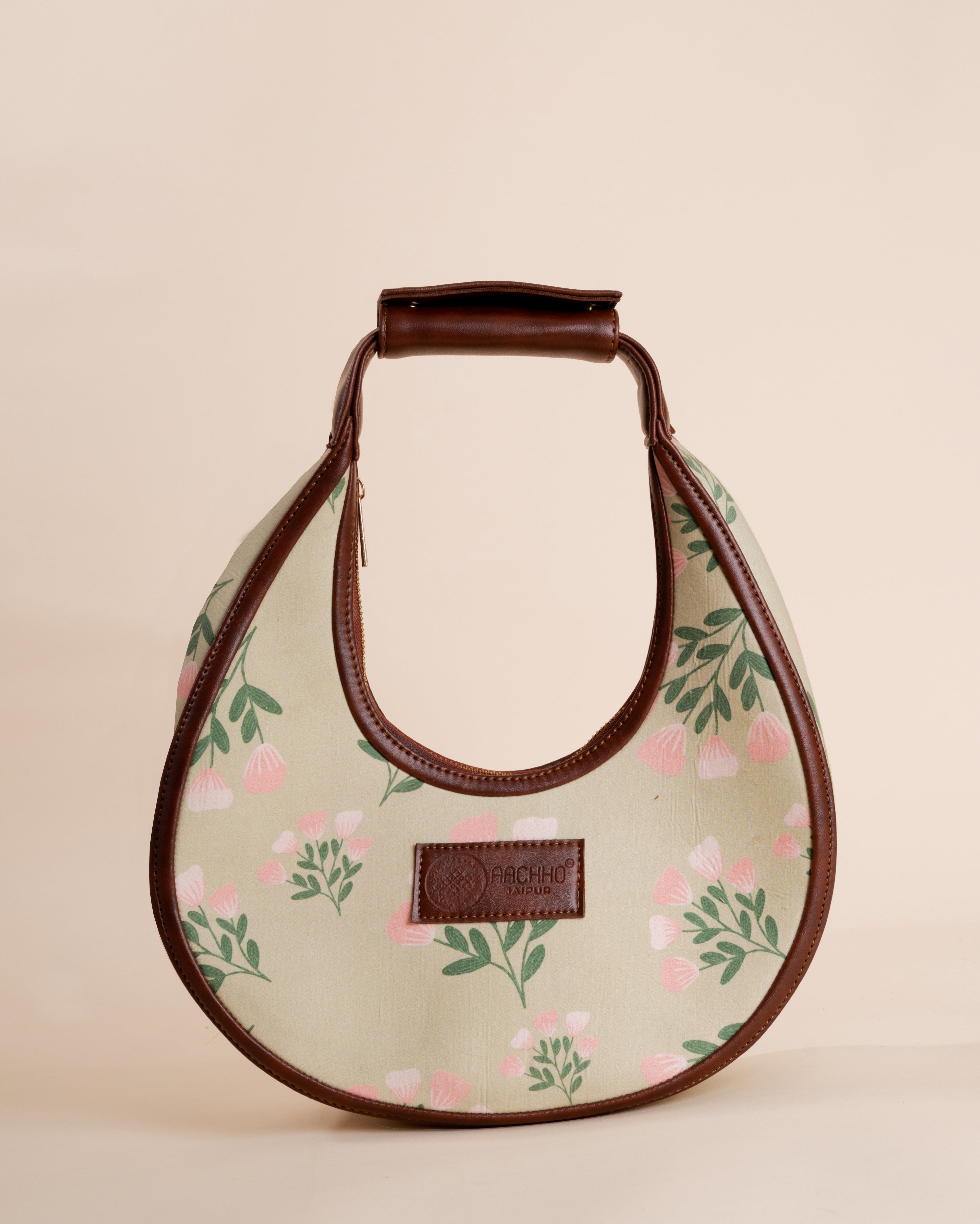 Buttercup Bliss Green Half Moon Bag