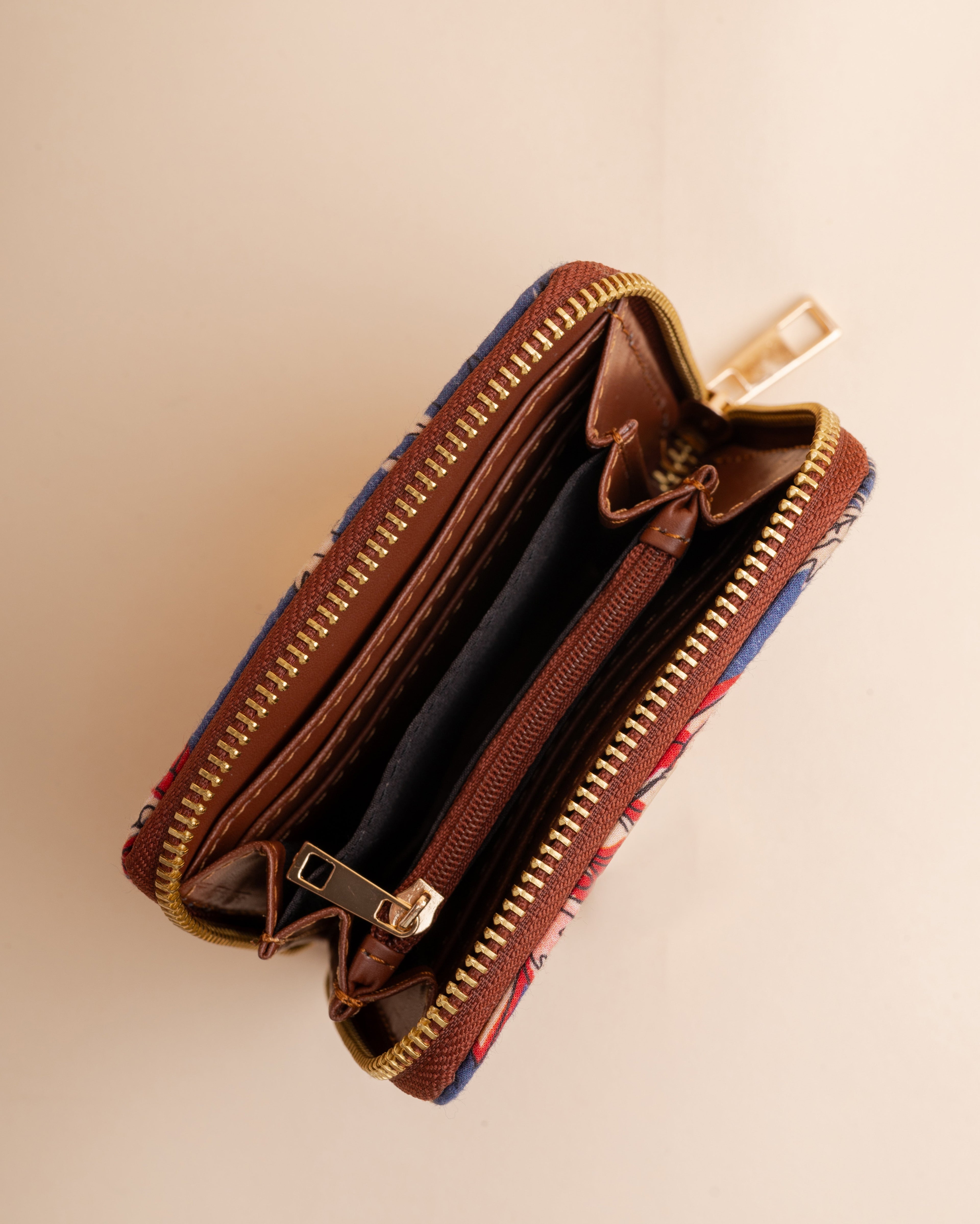 Blossom Blue Coin Pouch