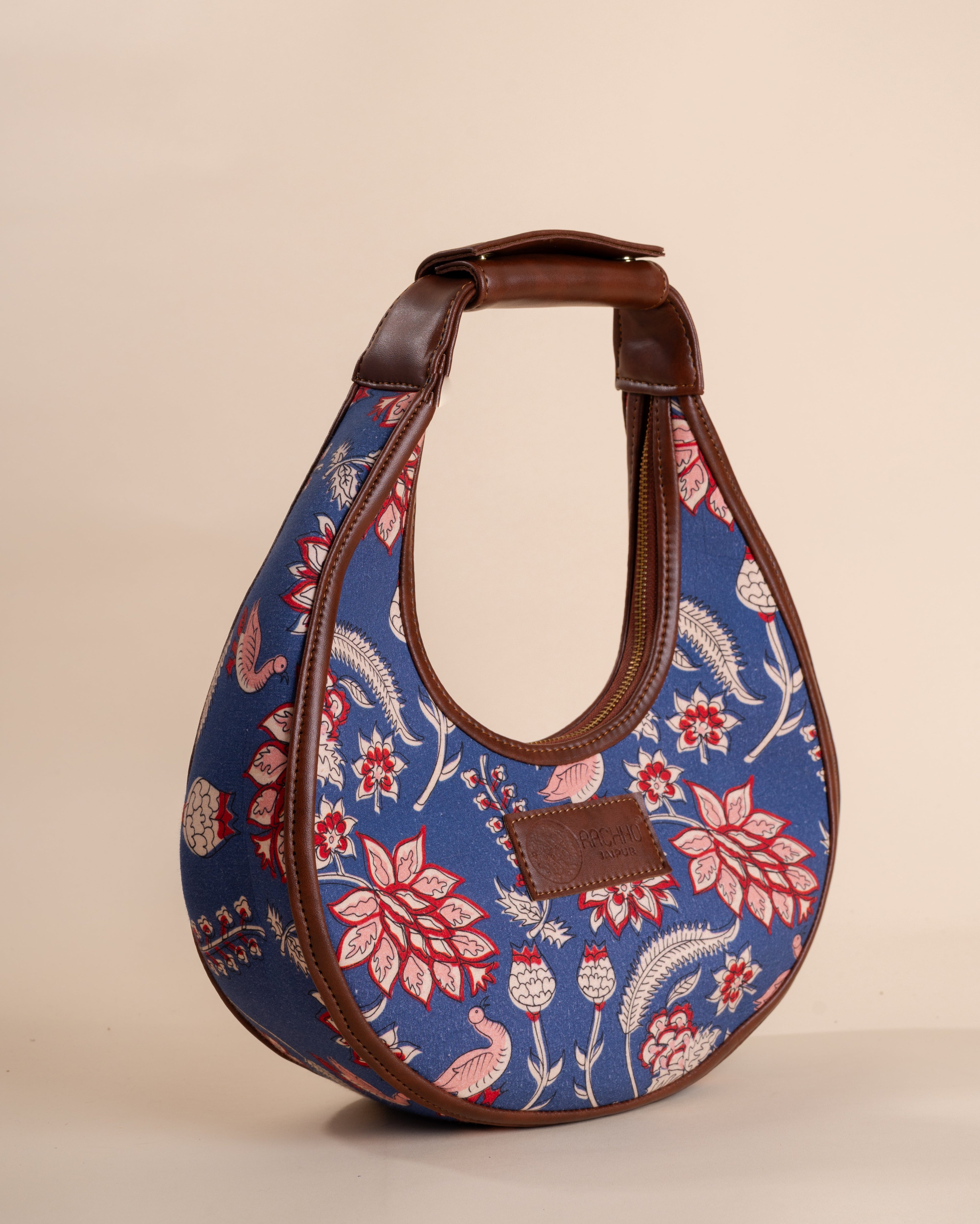 Bluebell Bloom Half Moon Bag