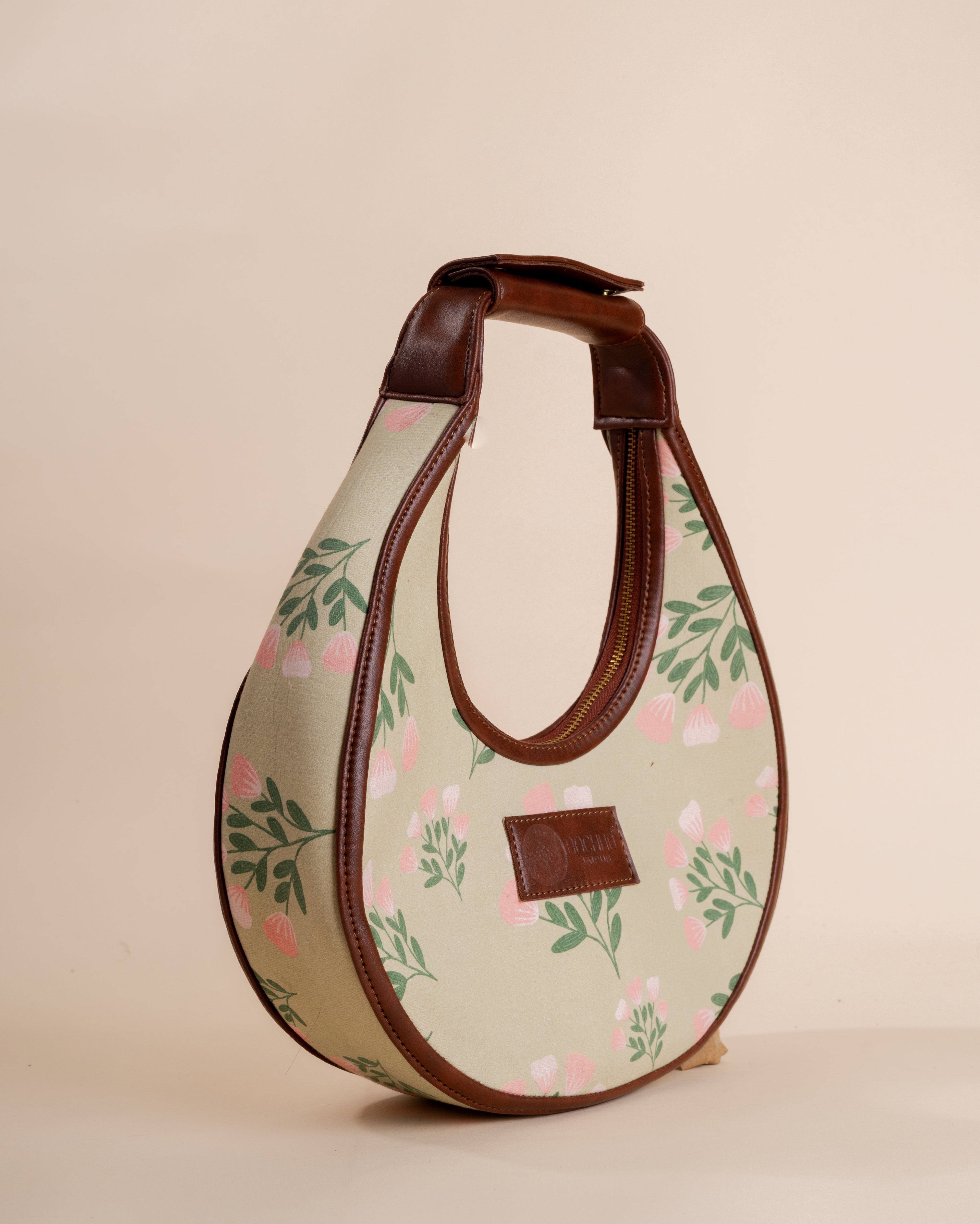 Buttercup Bliss Green Half Moon Bag