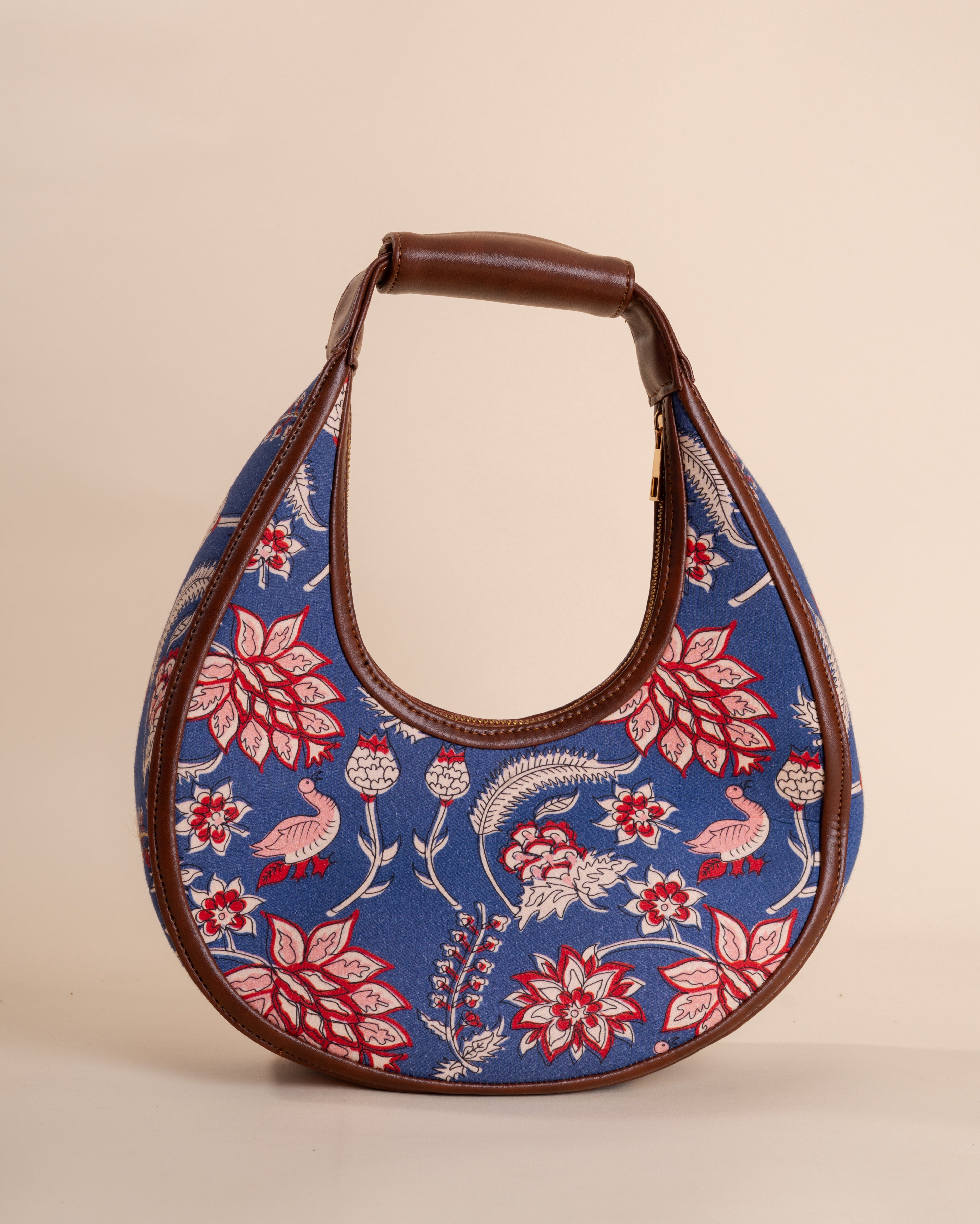 Bluebell Bloom Half Moon Bag